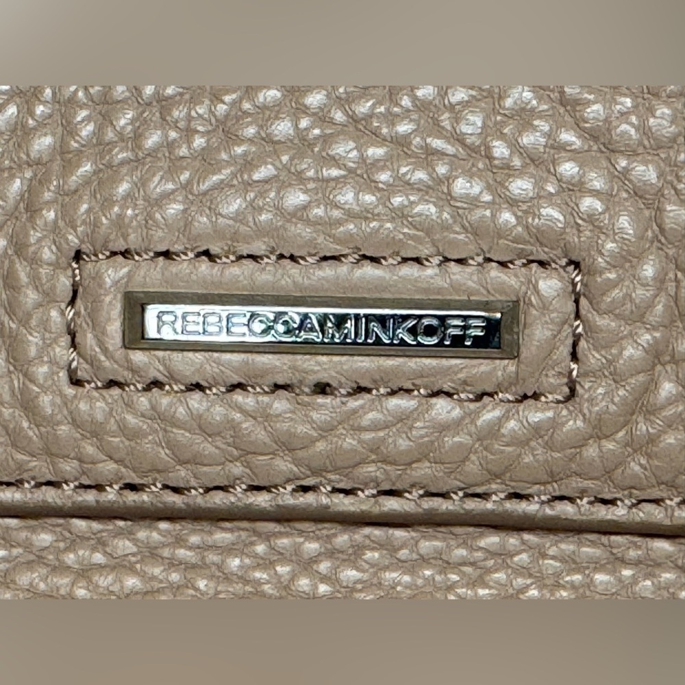 Rebecca Minkoff Darren Deerskin Leather Shoulder Bag Pink Slouchy Soft Classy - Picture 4 of 8